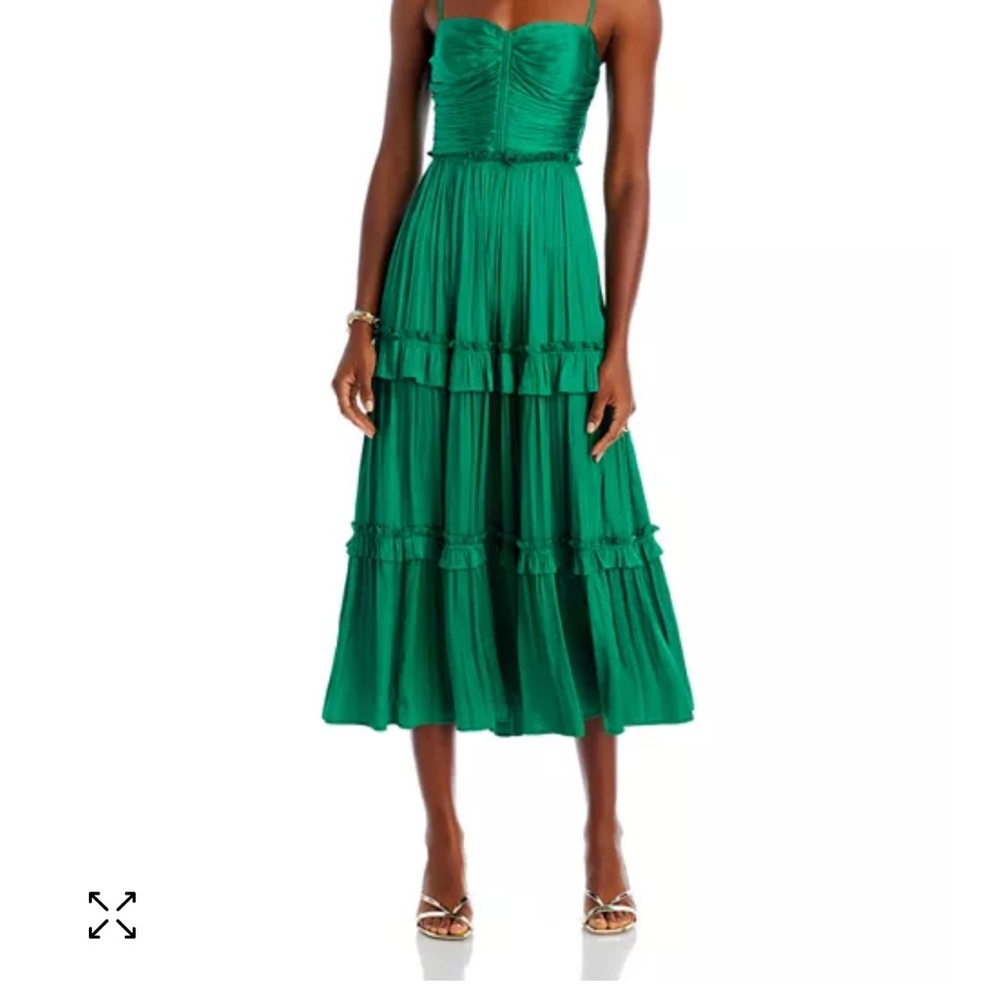 Elegant Green Midi Dress